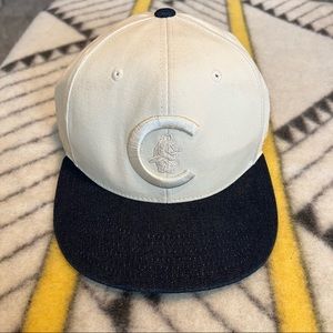 American Needle Cream and Black Cap